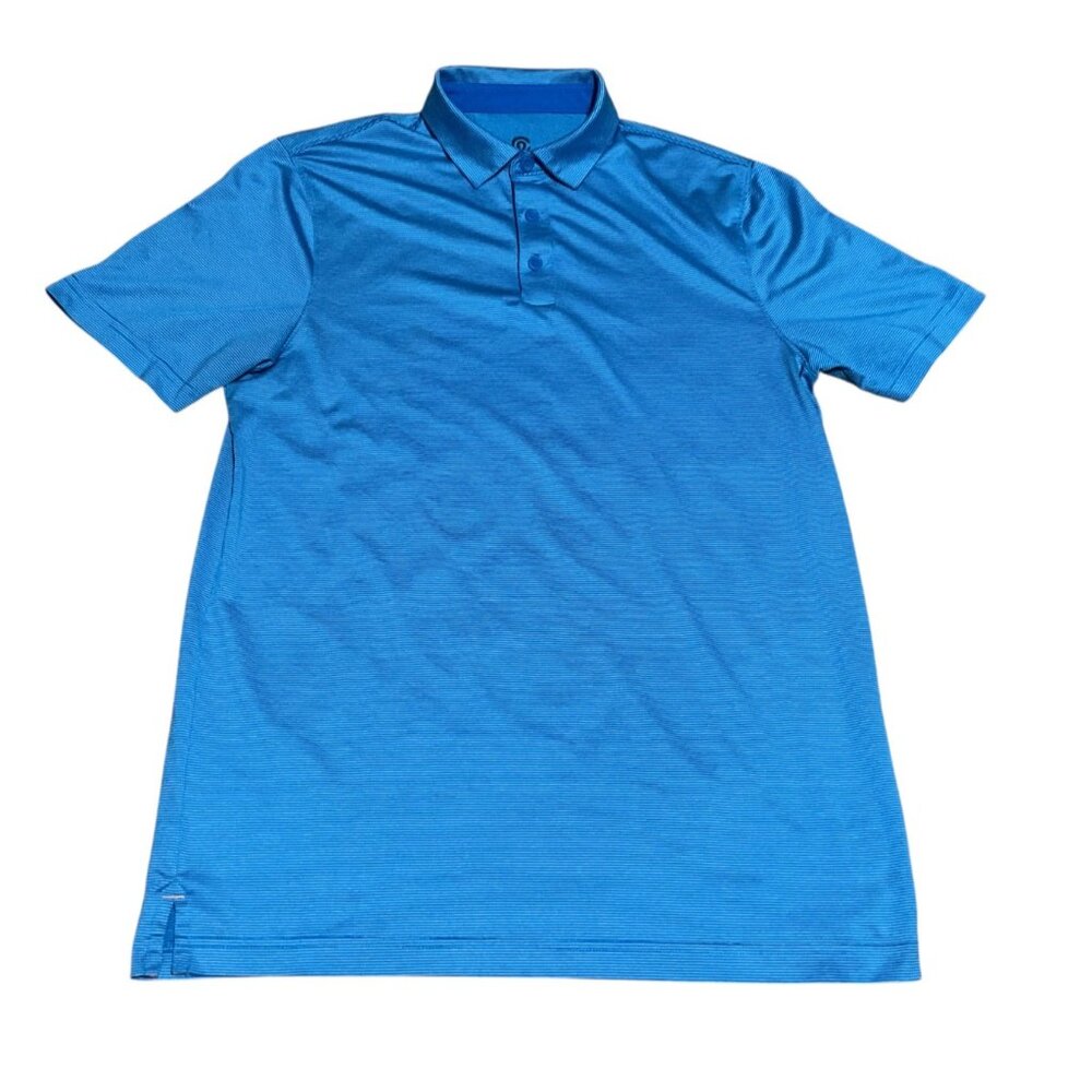 champion Blue Short-Sleeve Performance - Size M  100% Polye